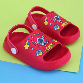 Red Baby Crocs Slippers for Baby Boy