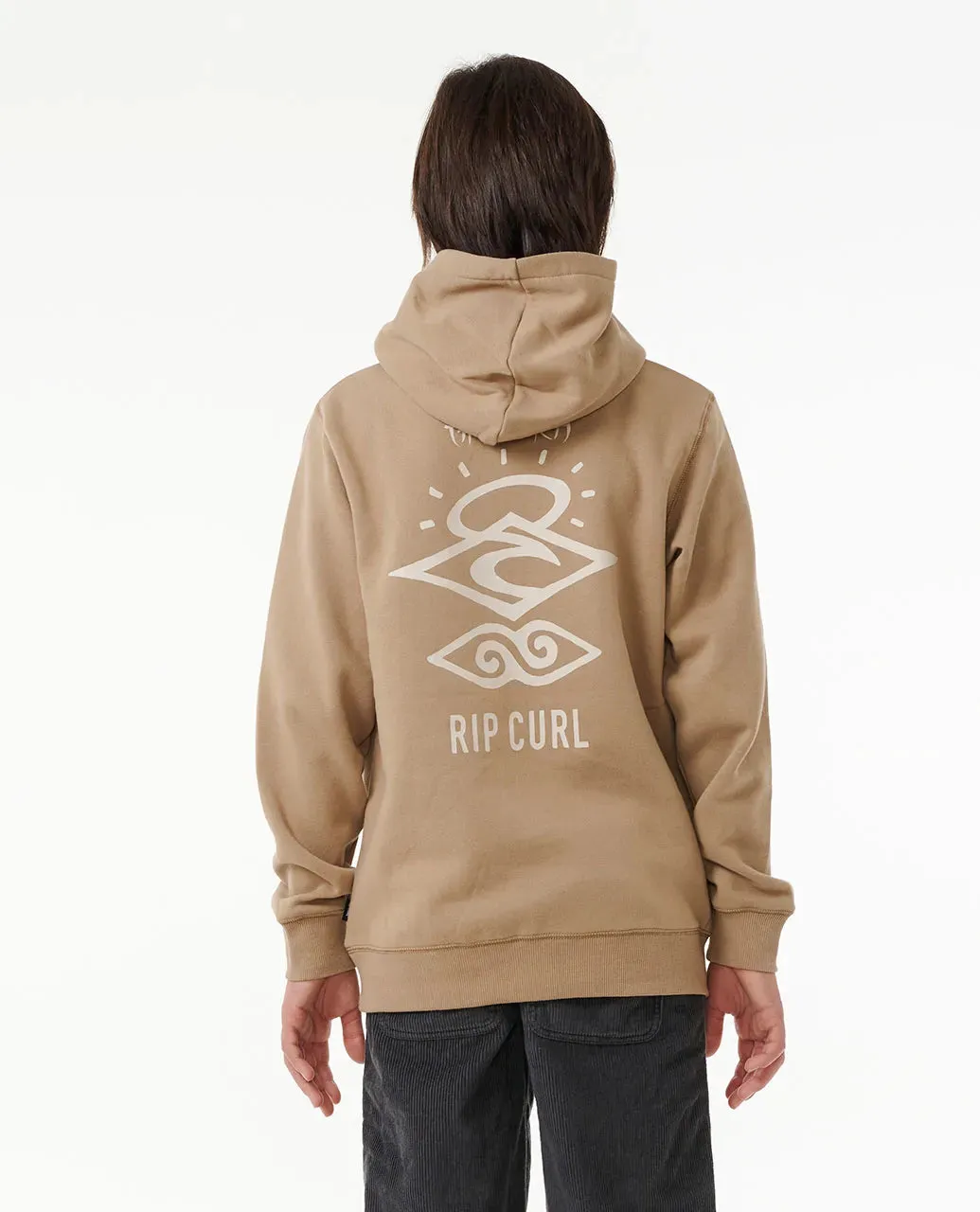 RipCurl Boy Search Icon hooded Fleece - Sand Dune