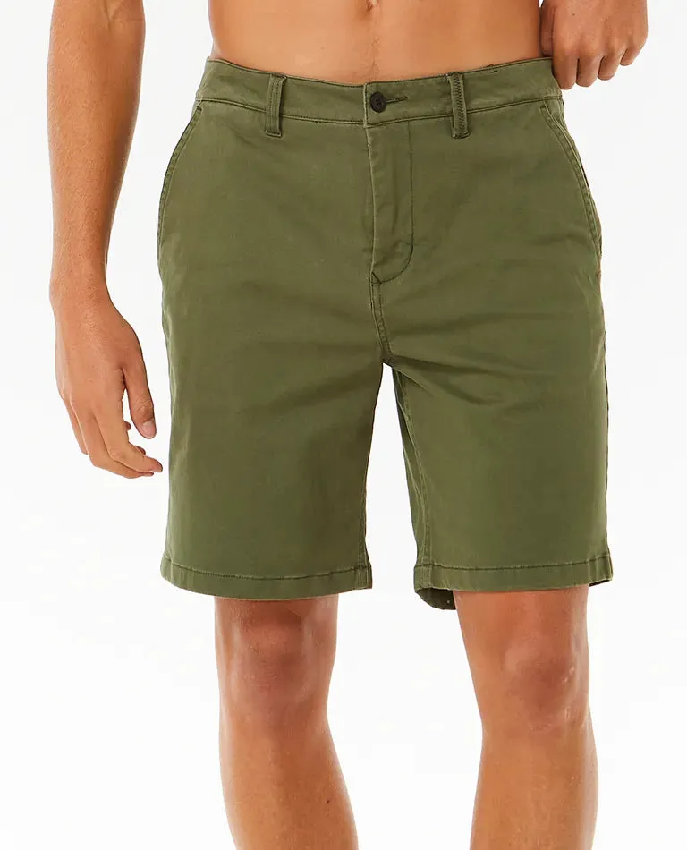 RIPCURL CLASSIC SURF CHINO WALKSHORT - DARK OLIVE