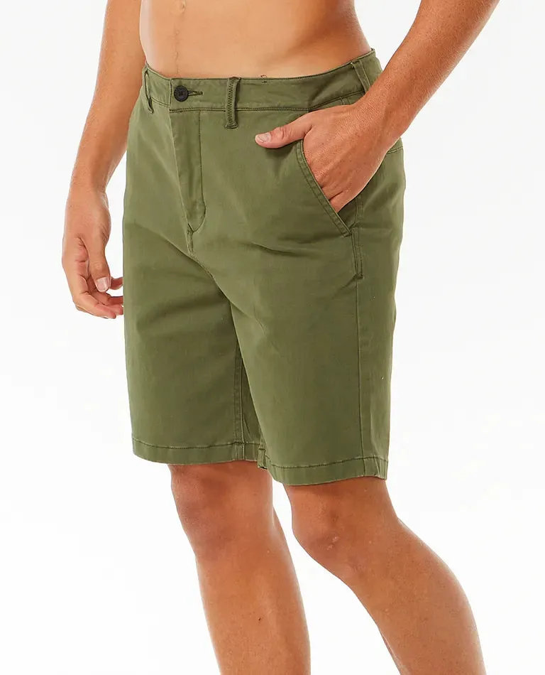 RIPCURL CLASSIC SURF CHINO WALKSHORT - DARK OLIVE