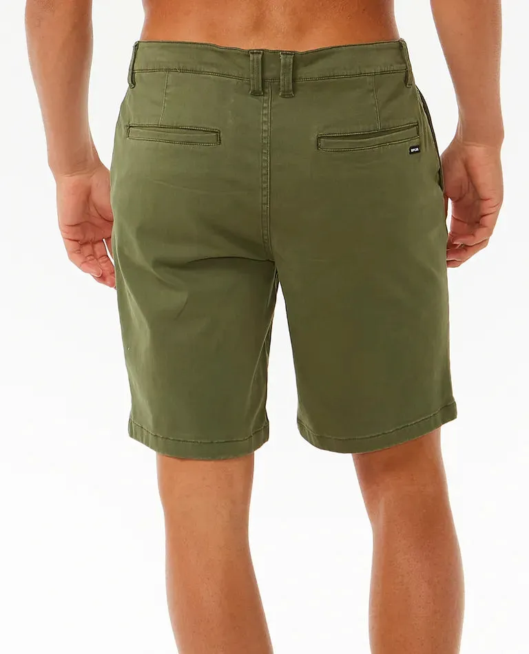 RIPCURL CLASSIC SURF CHINO WALKSHORT - DARK OLIVE