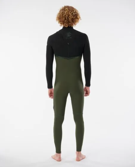 Ripcurl E BOMB 3.2mm Zip Free Wetsuit - Olive