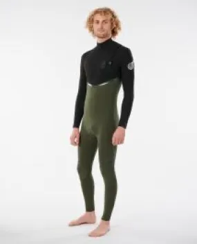 Ripcurl E BOMB 3.2mm Zip Free Wetsuit - Olive