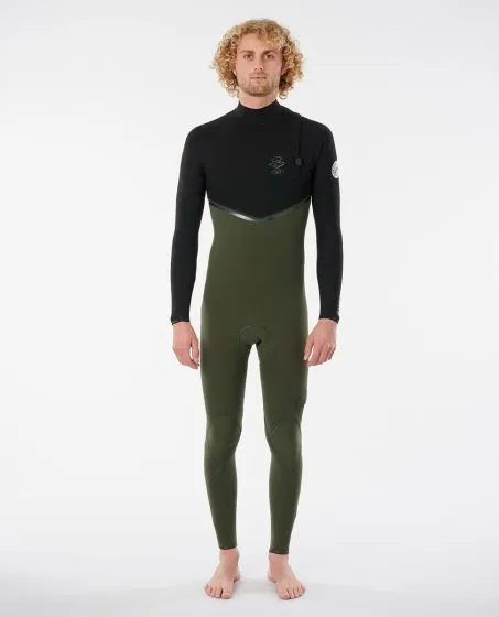 Ripcurl E BOMB 3.2mm Zip Free Wetsuit - Olive