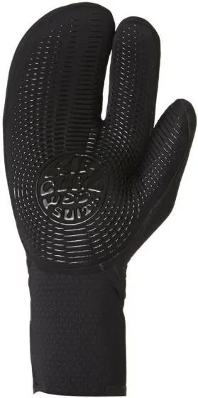 Ripcurl Flashbomb 5/3mm 3-finger Wetsuit Gloves - Black