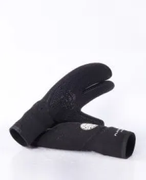 Ripcurl Flashbomb 5/3mm 3-finger Wetsuit Gloves - Black