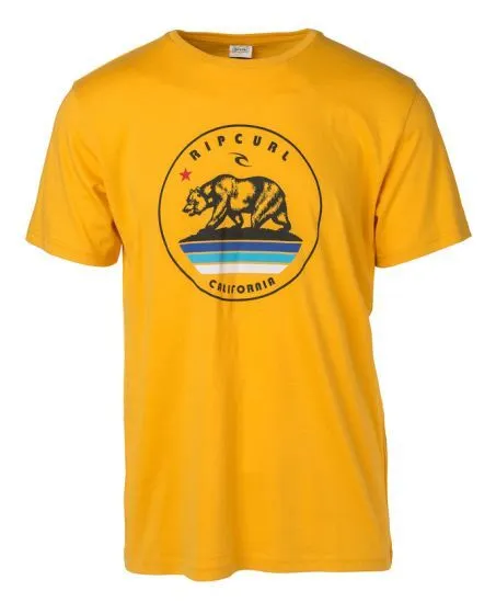 Ripcurl New Bear Mens T Shirt - Gold