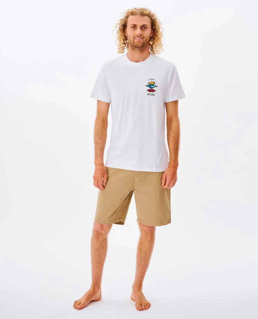 Ripcurl Search Icon Premium Tee - White