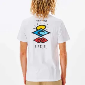 Ripcurl Search Icon Premium Tee - White