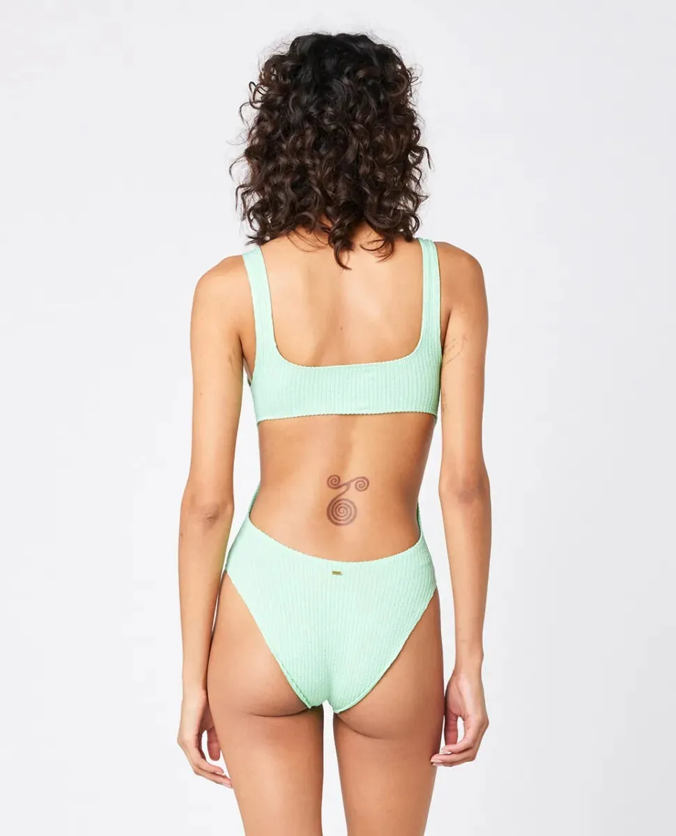 RIPCURL SURF CITIES ONE PIECE SWIM SUIT - LIGHT GREEN