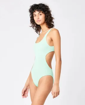 RIPCURL SURF CITIES ONE PIECE SWIM SUIT - LIGHT GREEN