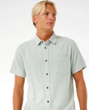 RIPCURL WASHED SHORT SLEEVE SHIRT - MINT