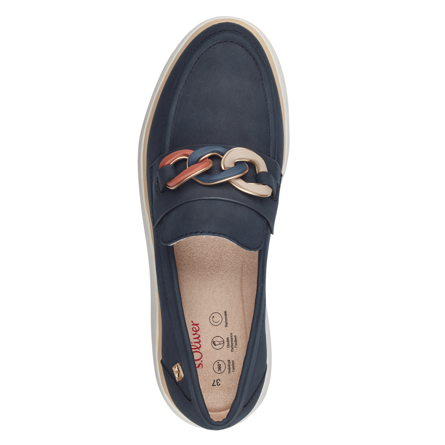 S Oliver Loafer Navy