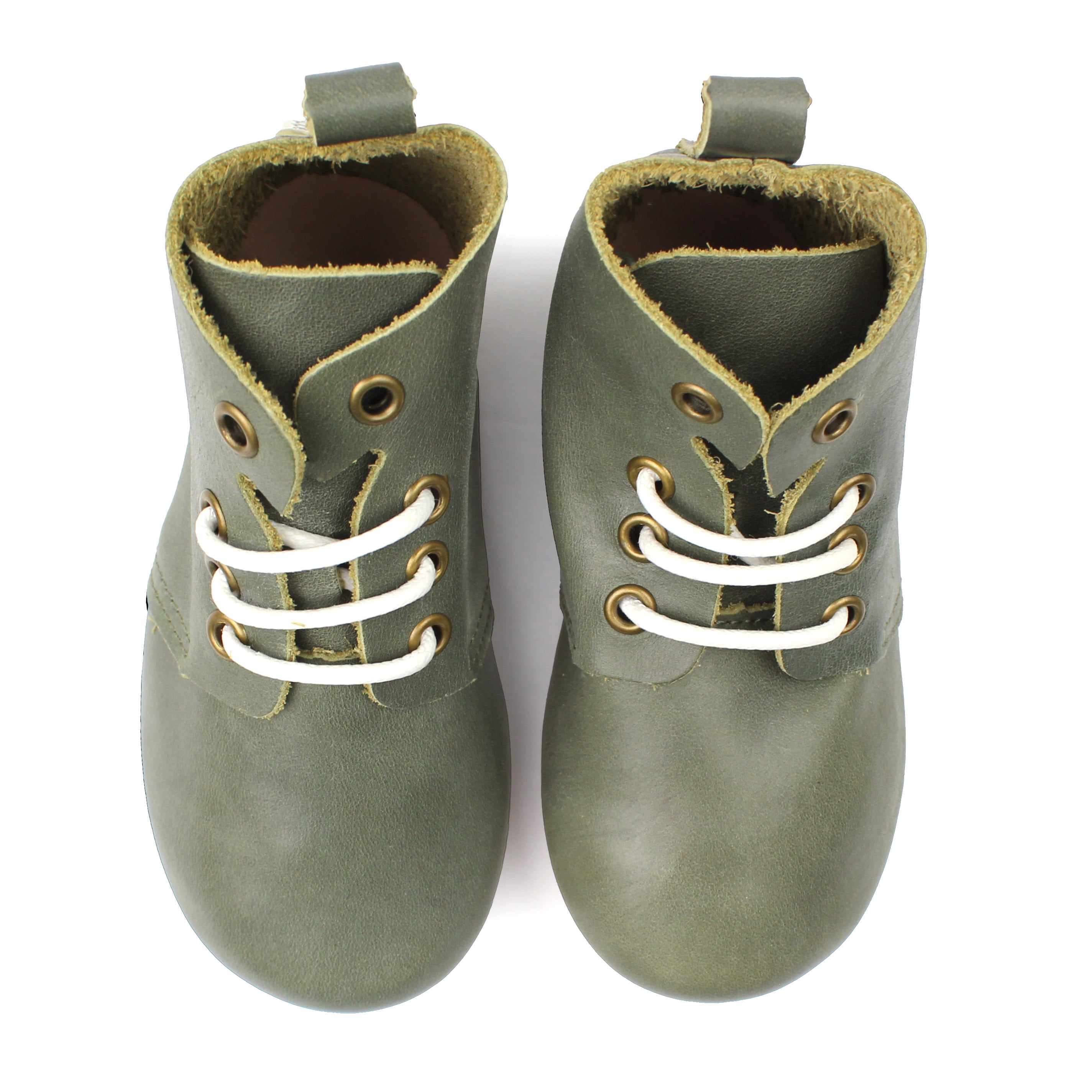 Sage - High Top Oxfords - Hard Sole