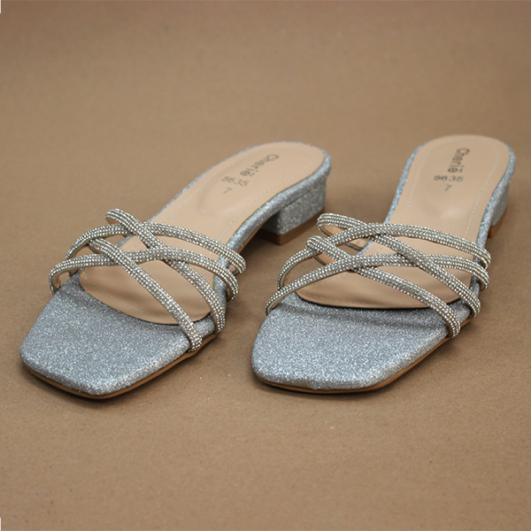 Sliver Fancy & Stylish Slippers for women