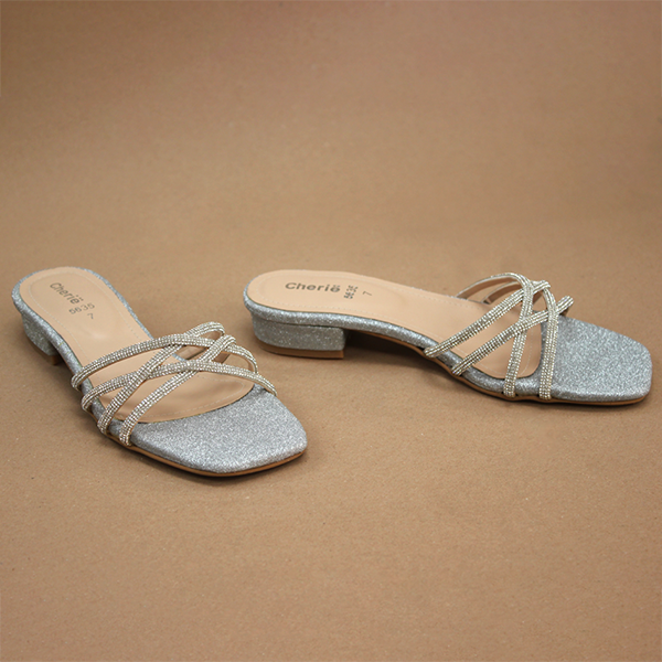 Sliver Fancy & Stylish Slippers for women