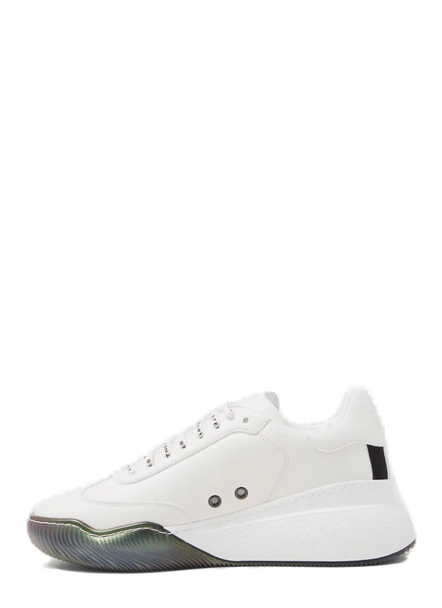 Stella McCartney Round Toe Lace-Up Sneakers