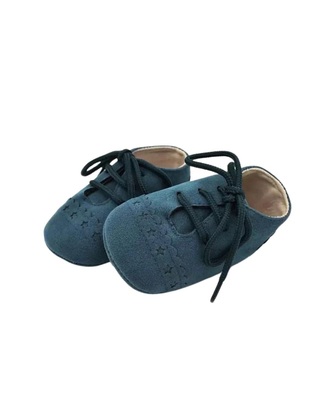 Suede Baby Oxfords | Green