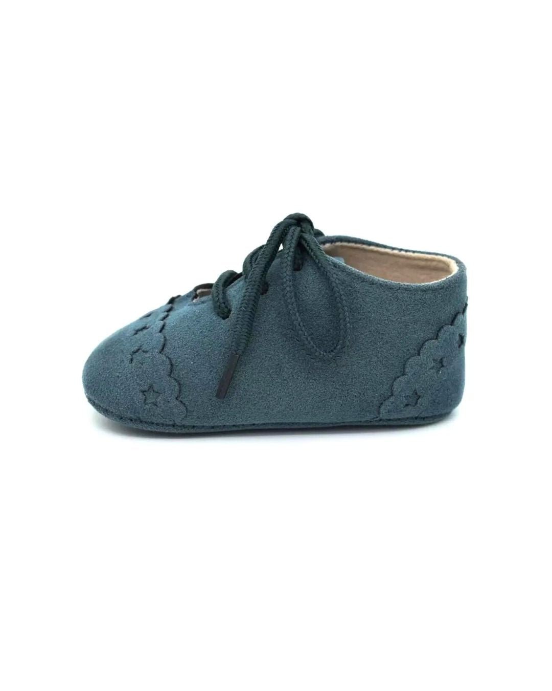 Suede Baby Oxfords | Green