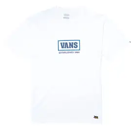 T-Shirt Vans Take A Stand Box SS White