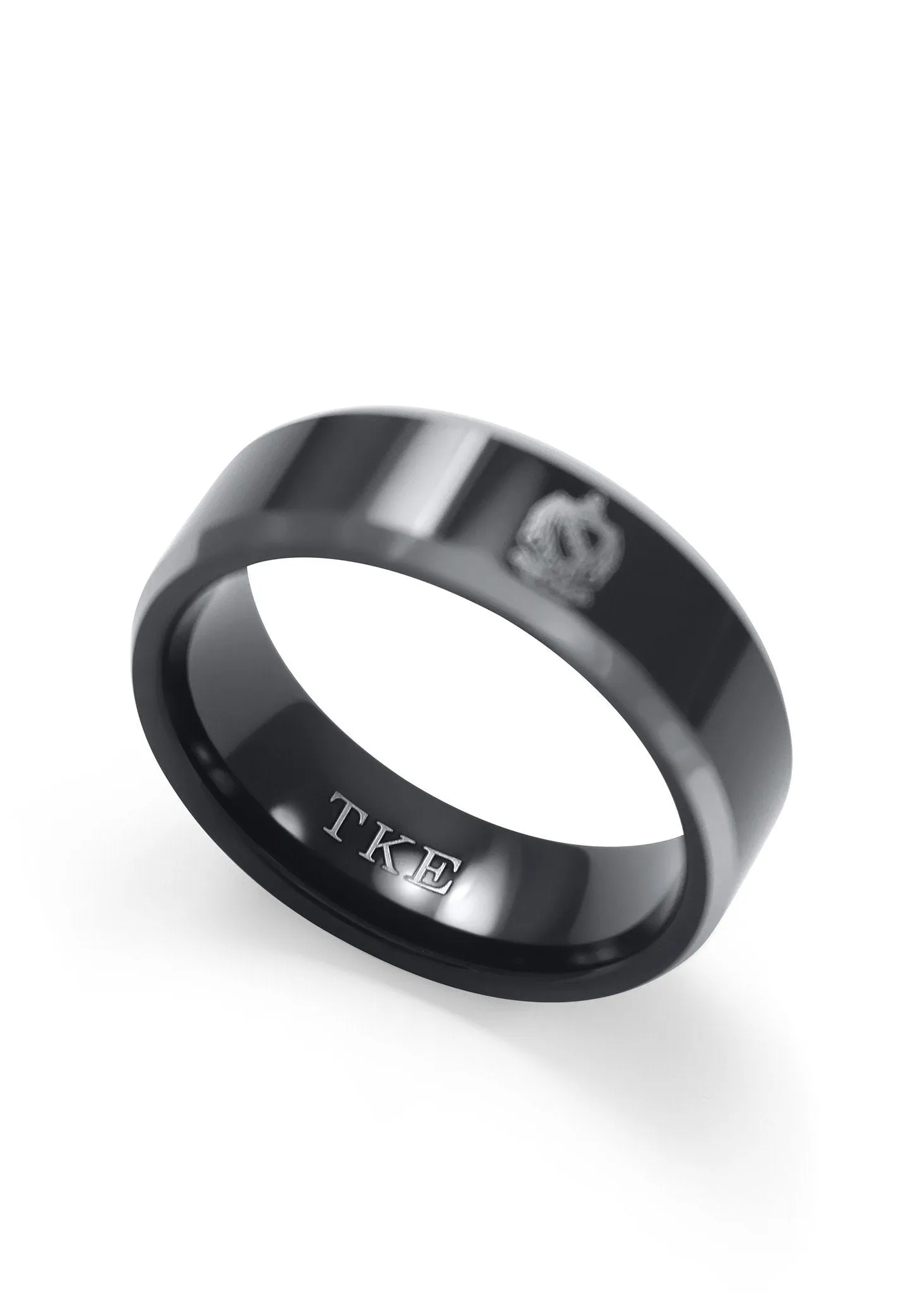 Tau Kappa Epsilon (TKE) Black Tungsten Ring