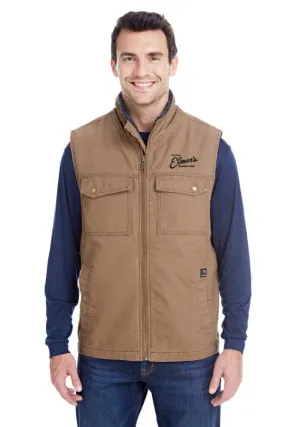 Team Elmer's Embroidered DRI DUCK Mens Trek Canyon Cloth Vest