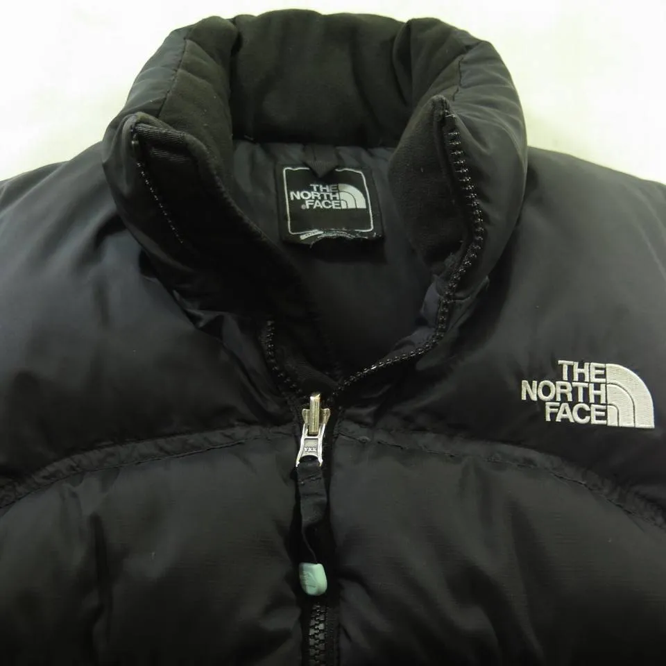 The North Face 700 Down fill Vest Womens S Black Puffy Ski TNF