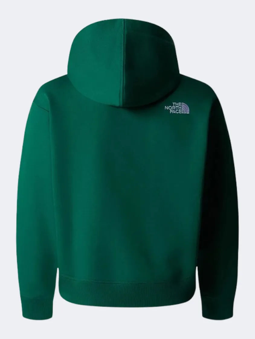 The North Face Essential Oversized Kids Lifestyle Hoody Evergreen