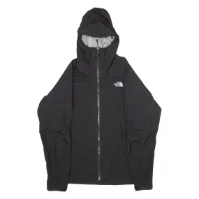 THE NORTH FACE Mens Rain Jacket Black Nylon Hooded XL