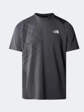 The North Face Mountain Athletic Men Hiking T-Shirt Grey/Black