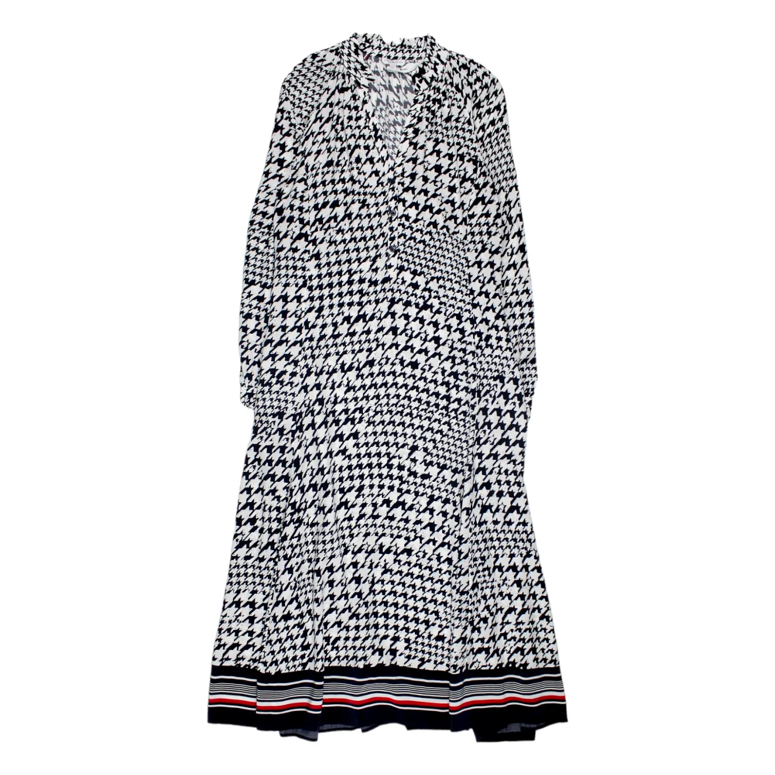 Tommy Hilfiger Black/White Houndstooth Dress