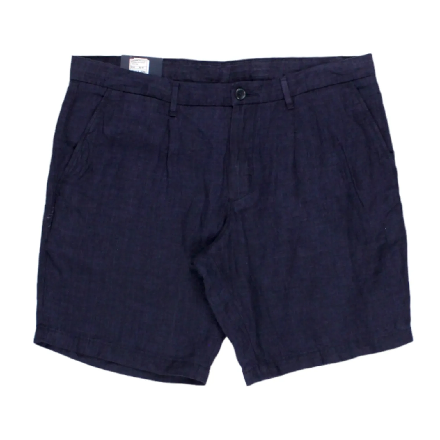 Tommy Hilfiger Navy Linen Shorts