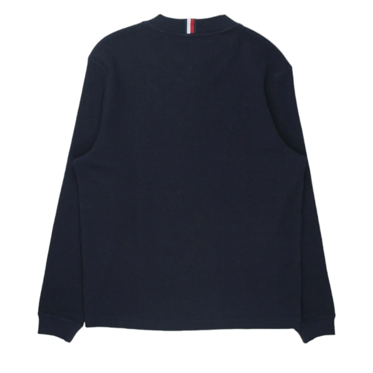 Tommy Hilfiger Navy Textured LS Tee