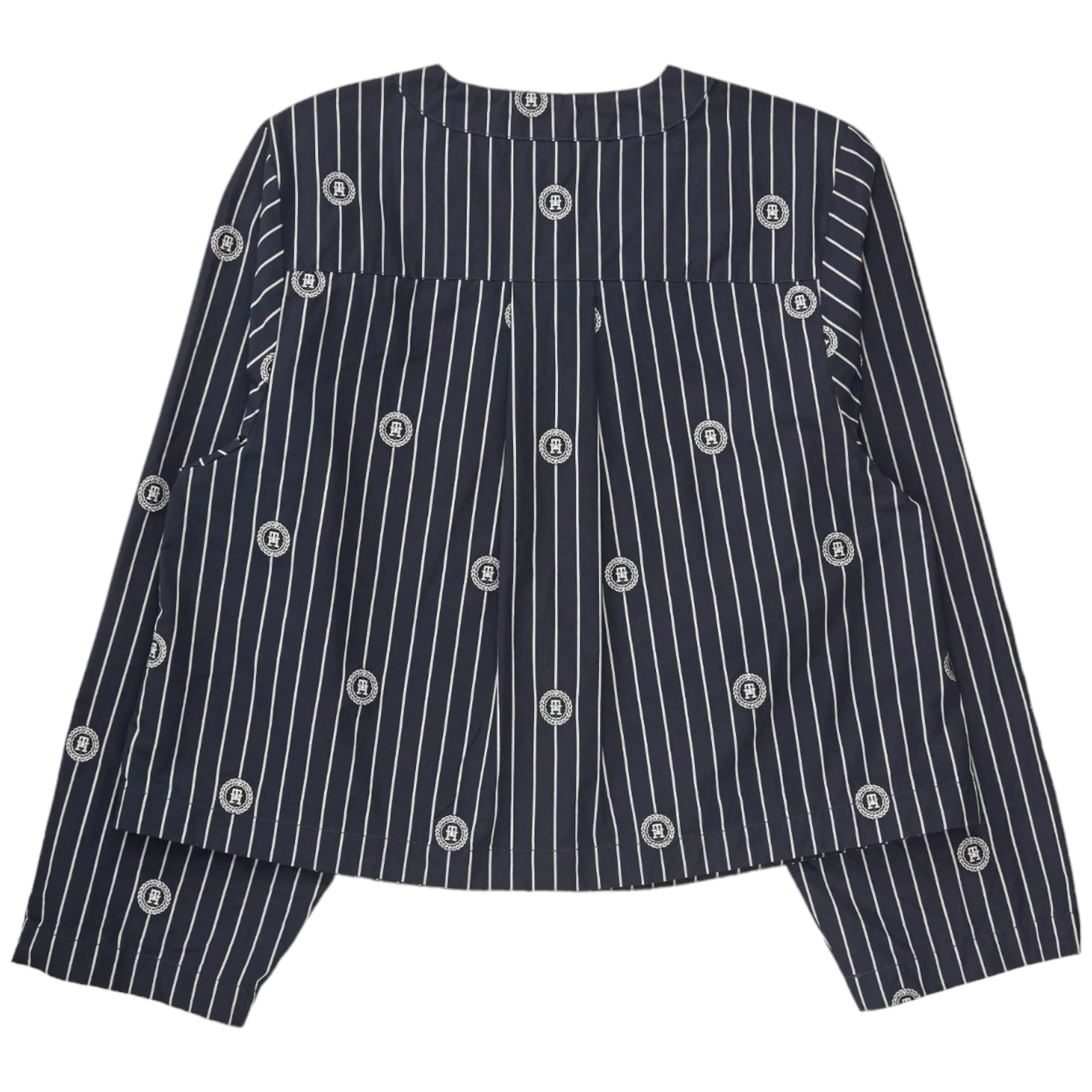 Tommy Hilfiger Navy Varsity Seal Blouse