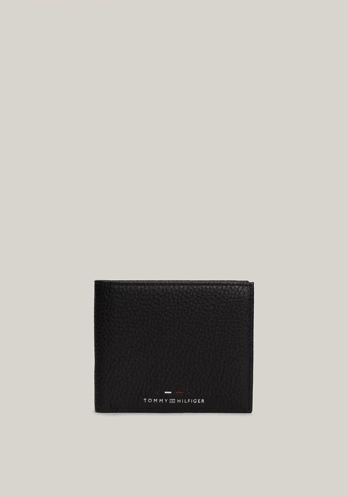 Tommy Hilfiger Premium Leather Card & Coin Wallet, Black