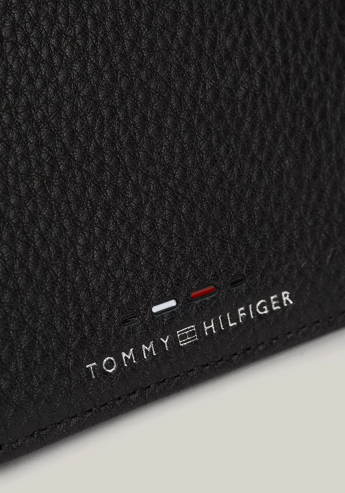 Tommy Hilfiger Premium Leather Card & Coin Wallet, Black