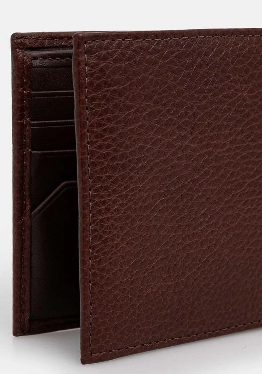 Tommy Hilfiger Premium Leather Card & Coin Wallet, Brown