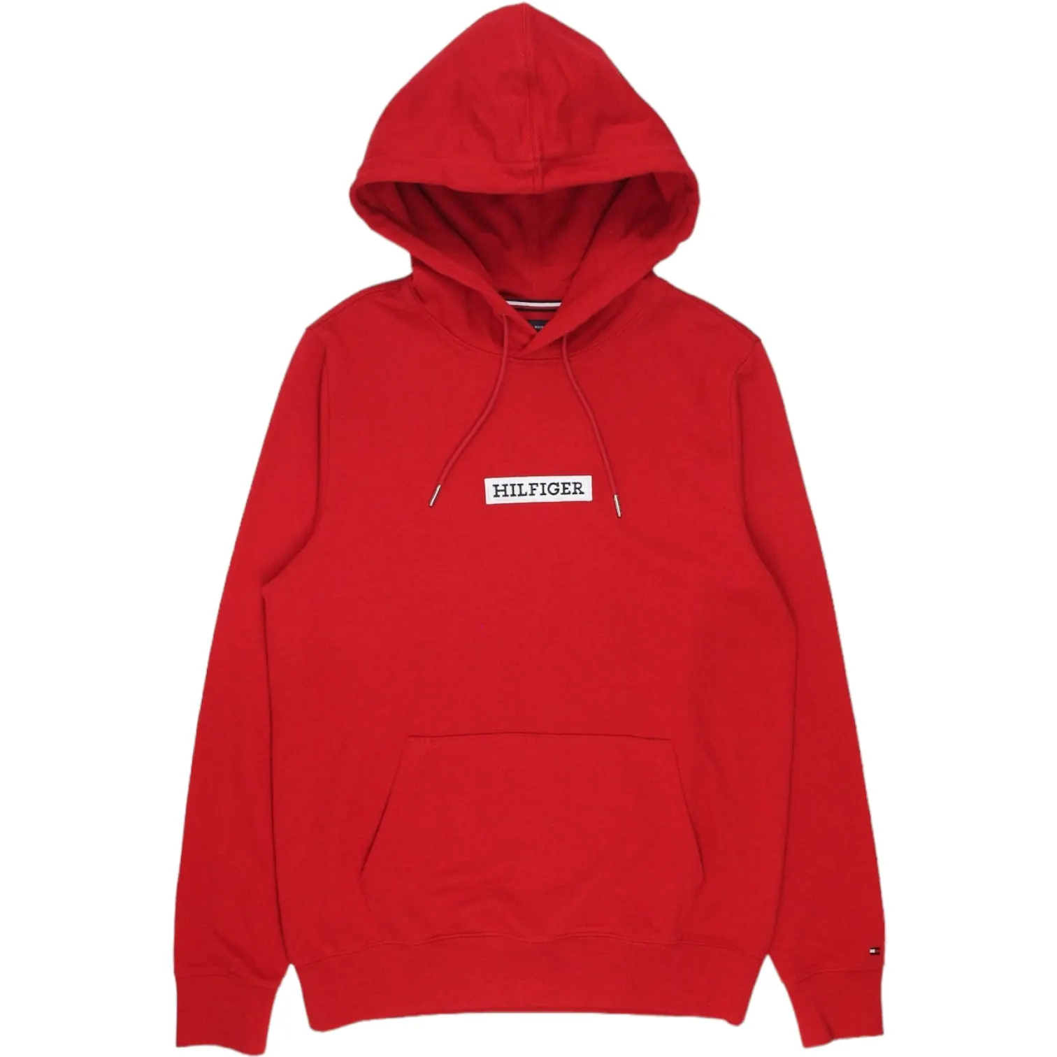 Tommy Hilfiger Red Monotype Box Hoody