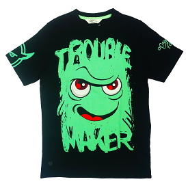 Troublemaker Tee (Black) /D4