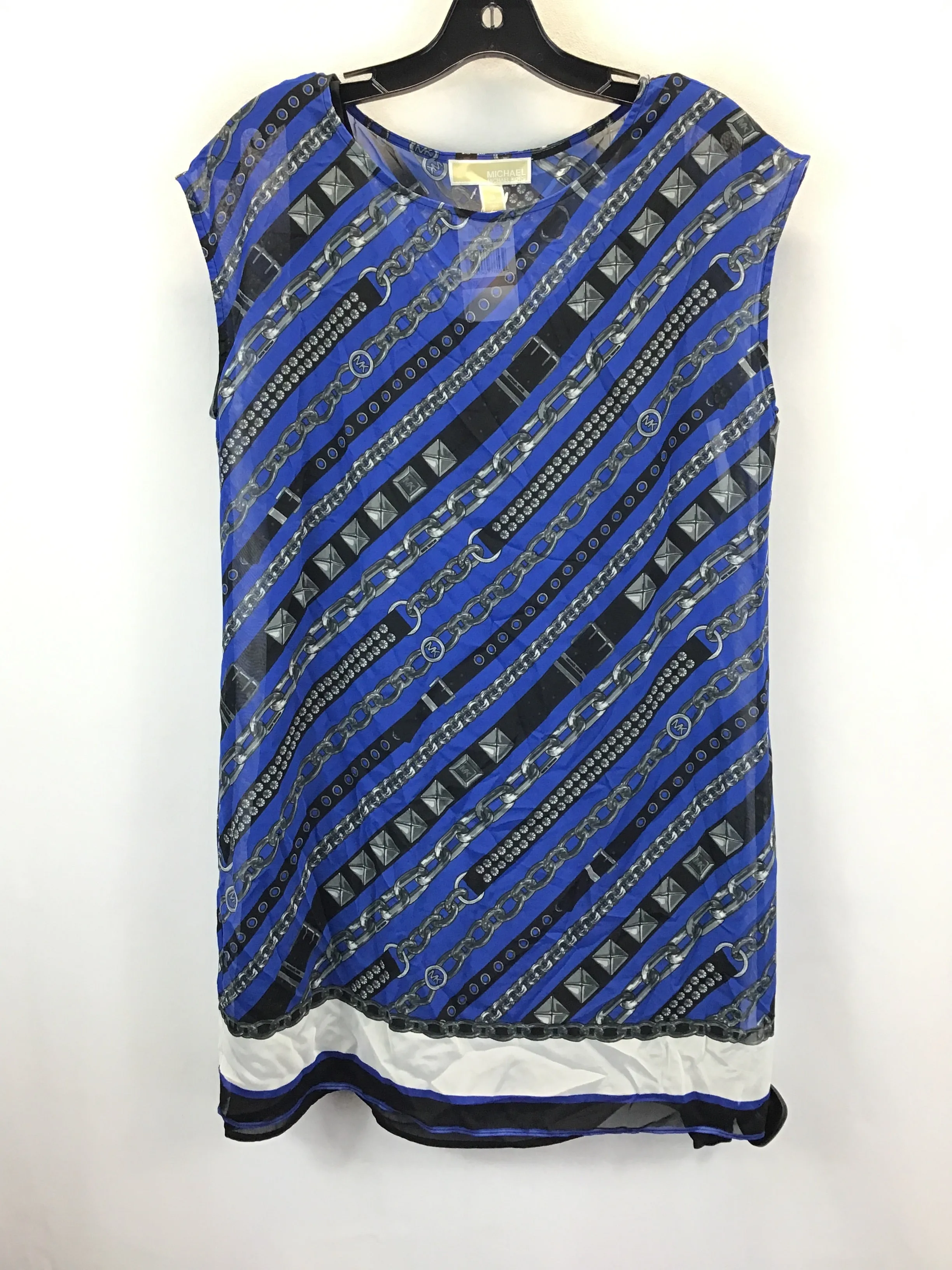 Tunic Sleeveless By Michael Kors In Blue, Size: 12