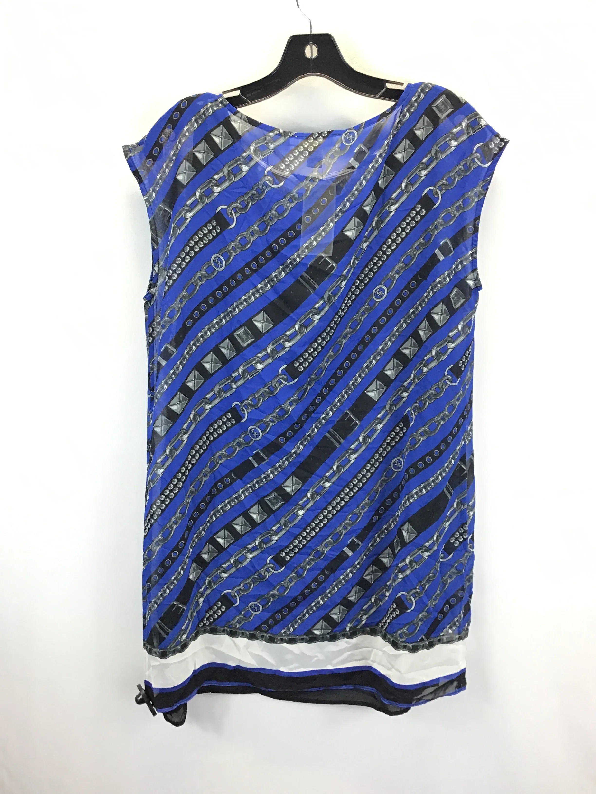 Tunic Sleeveless By Michael Kors In Blue, Size: 12