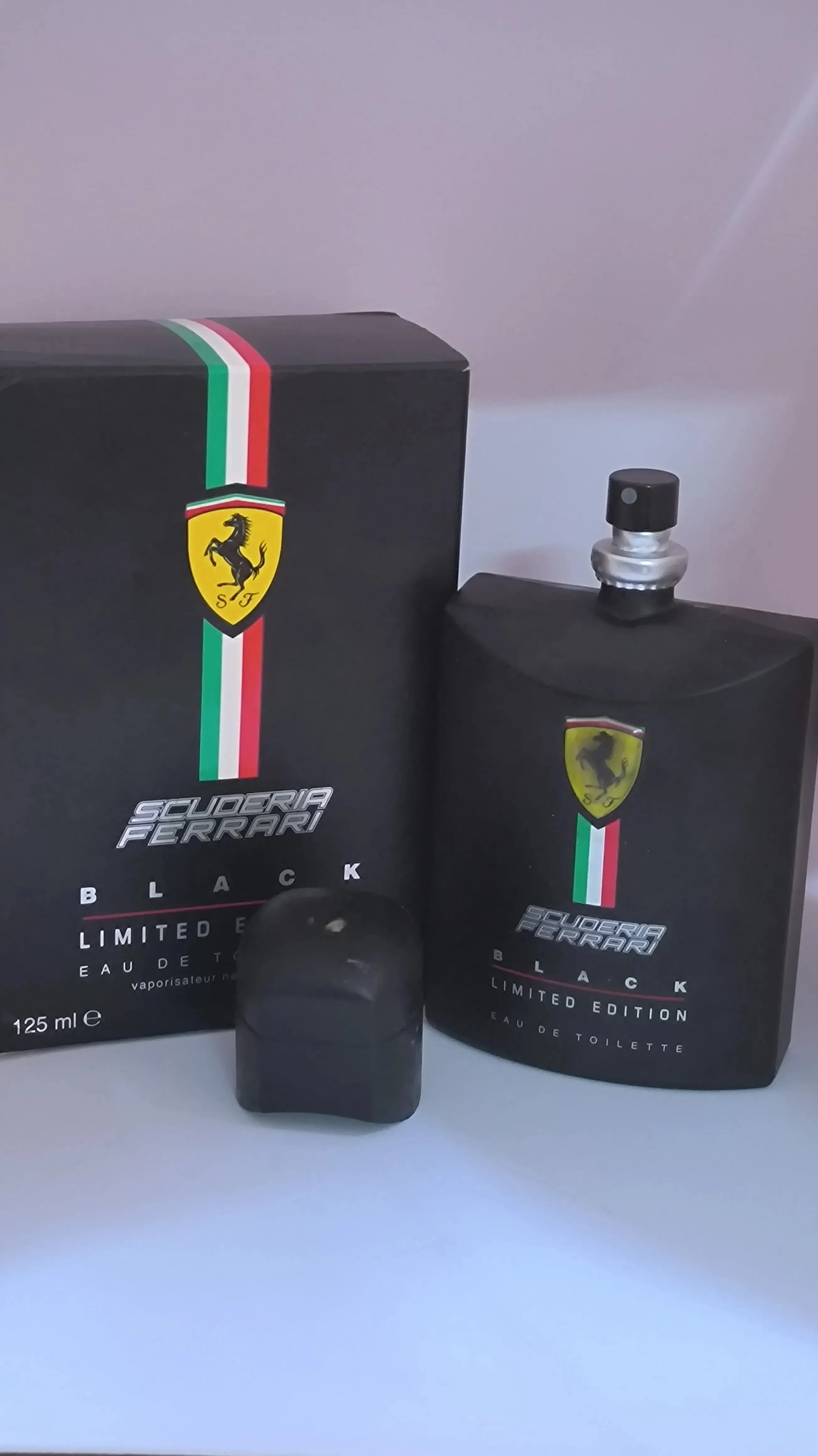 Unboxed Scuderia Ferrari Black Limited Edition EDT Perfume for Men 125 ml