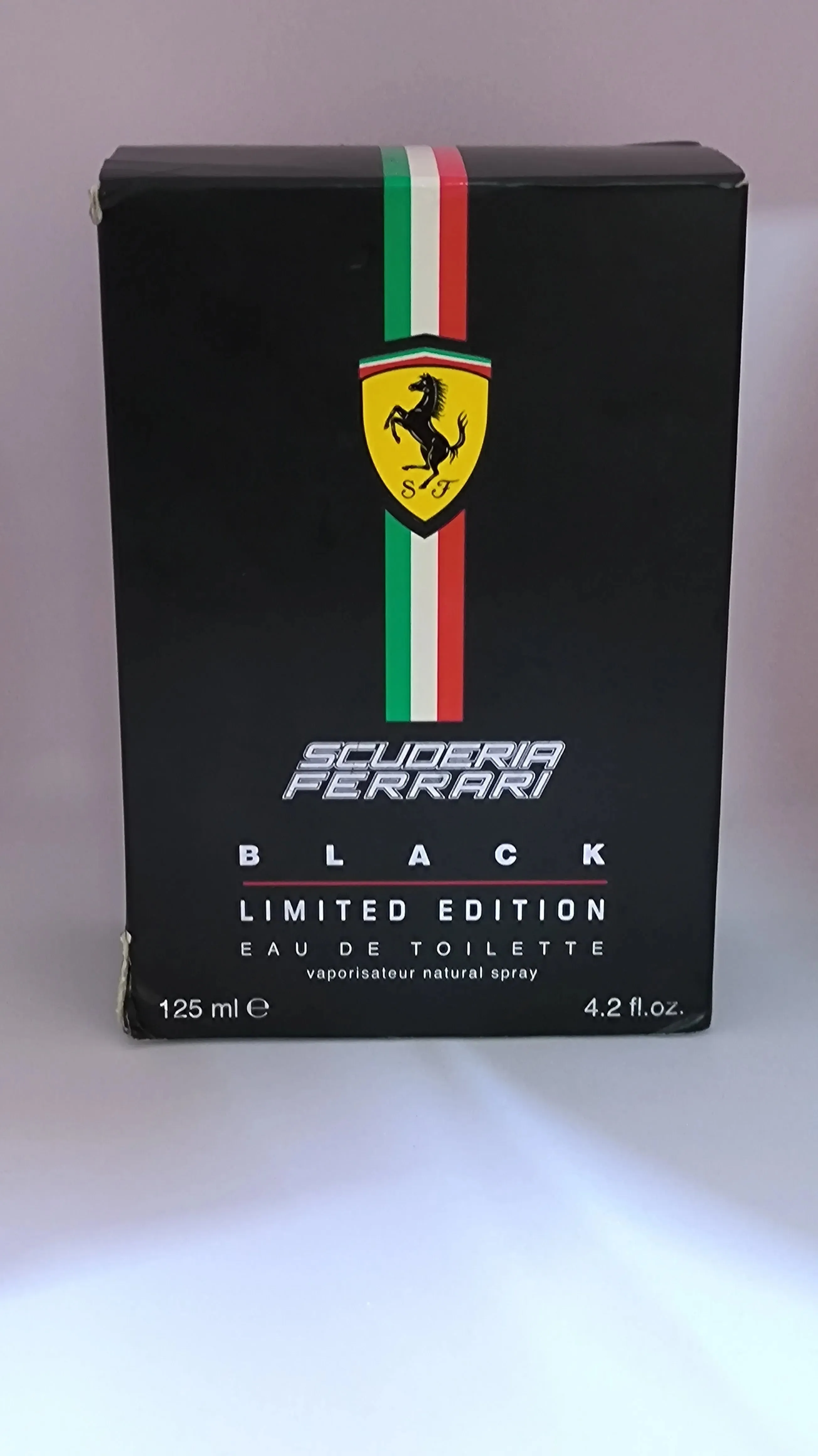 Unboxed Scuderia Ferrari Black Limited Edition EDT Perfume for Men 125 ml