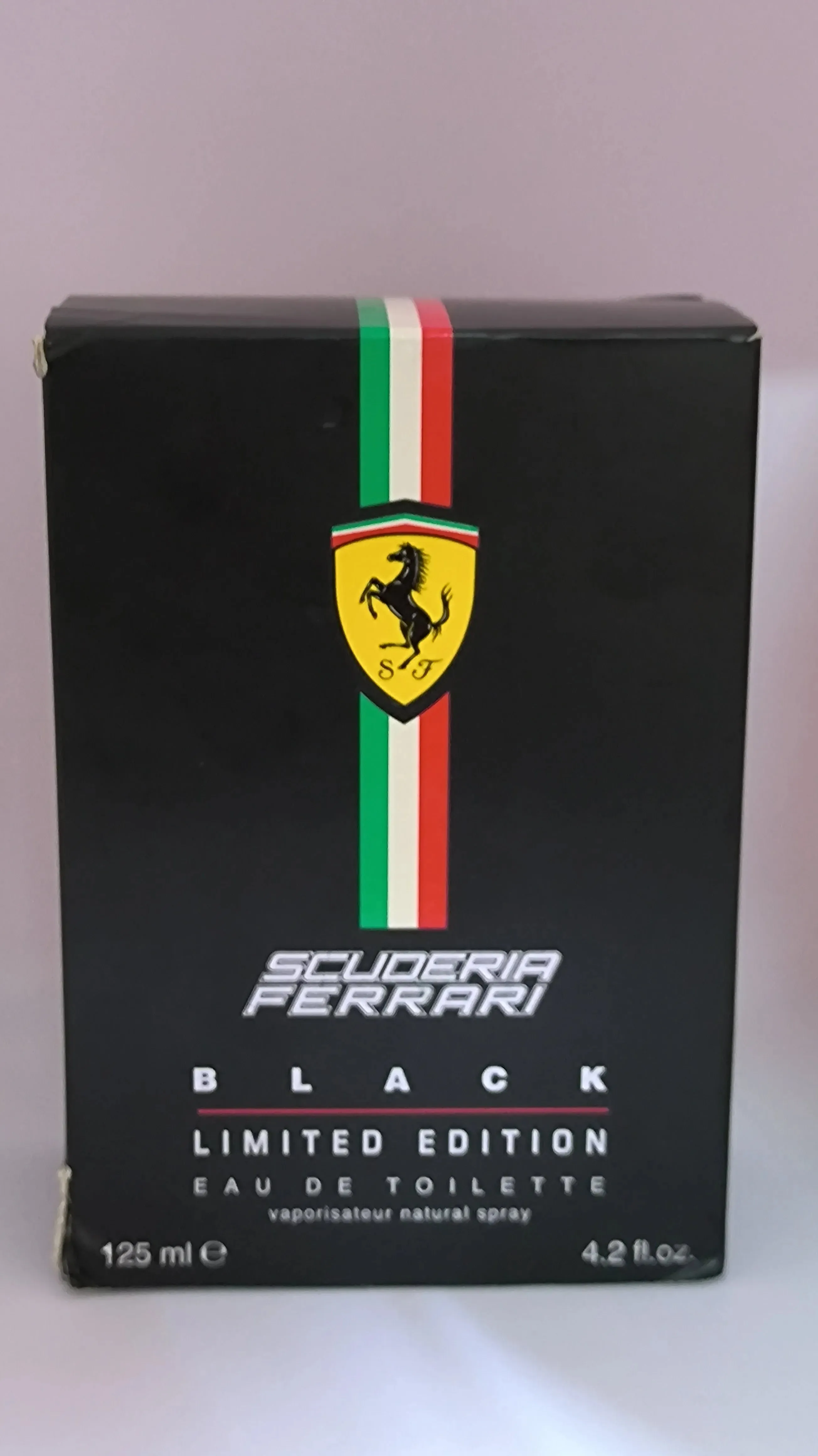 Unboxed Scuderia Ferrari Black Limited Edition EDT Perfume for Men 125 ml