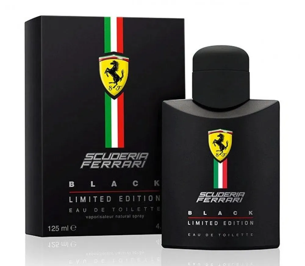 Unboxed Scuderia Ferrari Black Limited Edition EDT Perfume for Men 125 ml