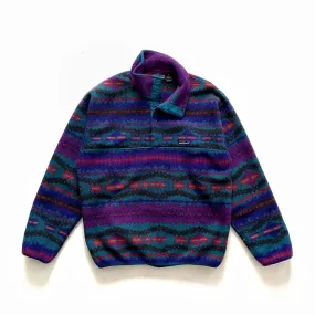 Vintage Patagonia Fall '92 Aztec Print Snap-T Synchilla Fleece