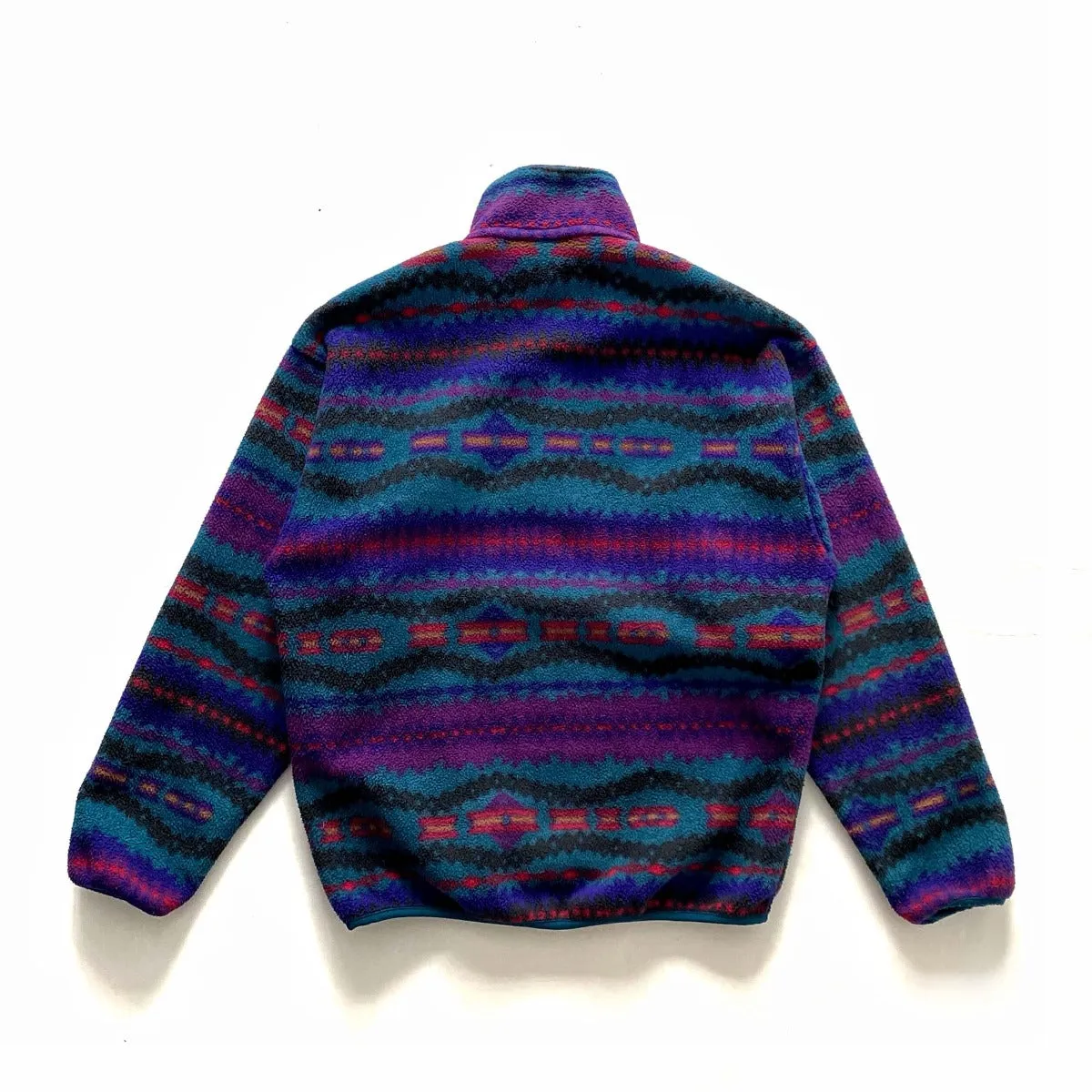 Vintage Patagonia Fall '92 Aztec Print Snap-T Synchilla Fleece