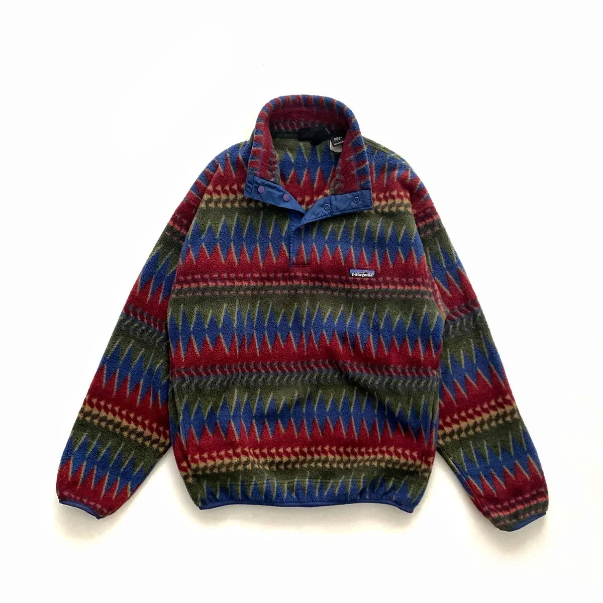 Vintage Patagonia Fall '96 Aztec Snap-T Synchilla Fleece