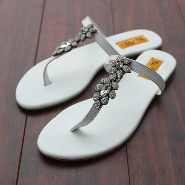 White Slippers for women