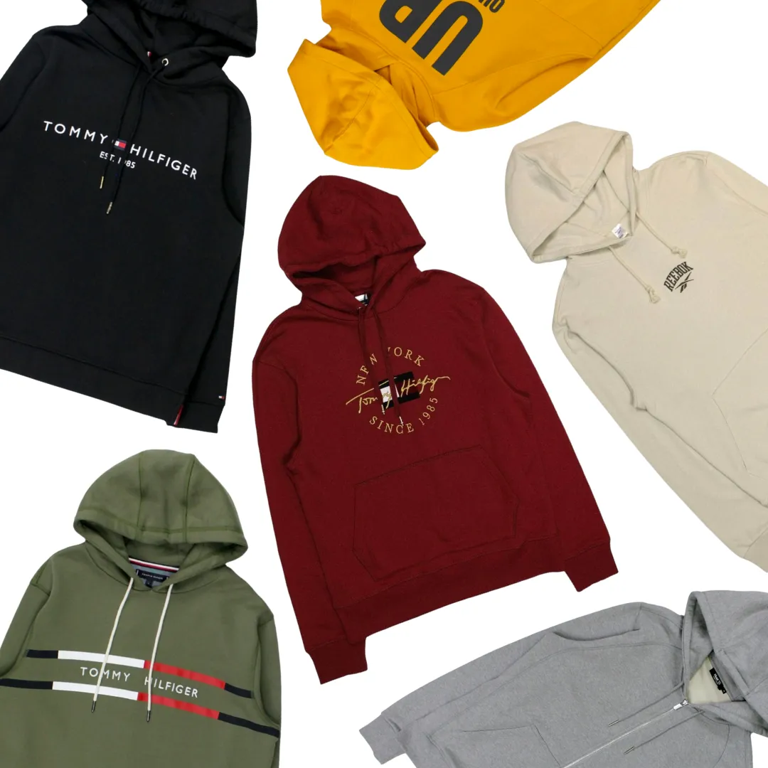 x6 Men's Mixed Colour Tommy Hilfiger Hoodies & Sweatshirts Bundle